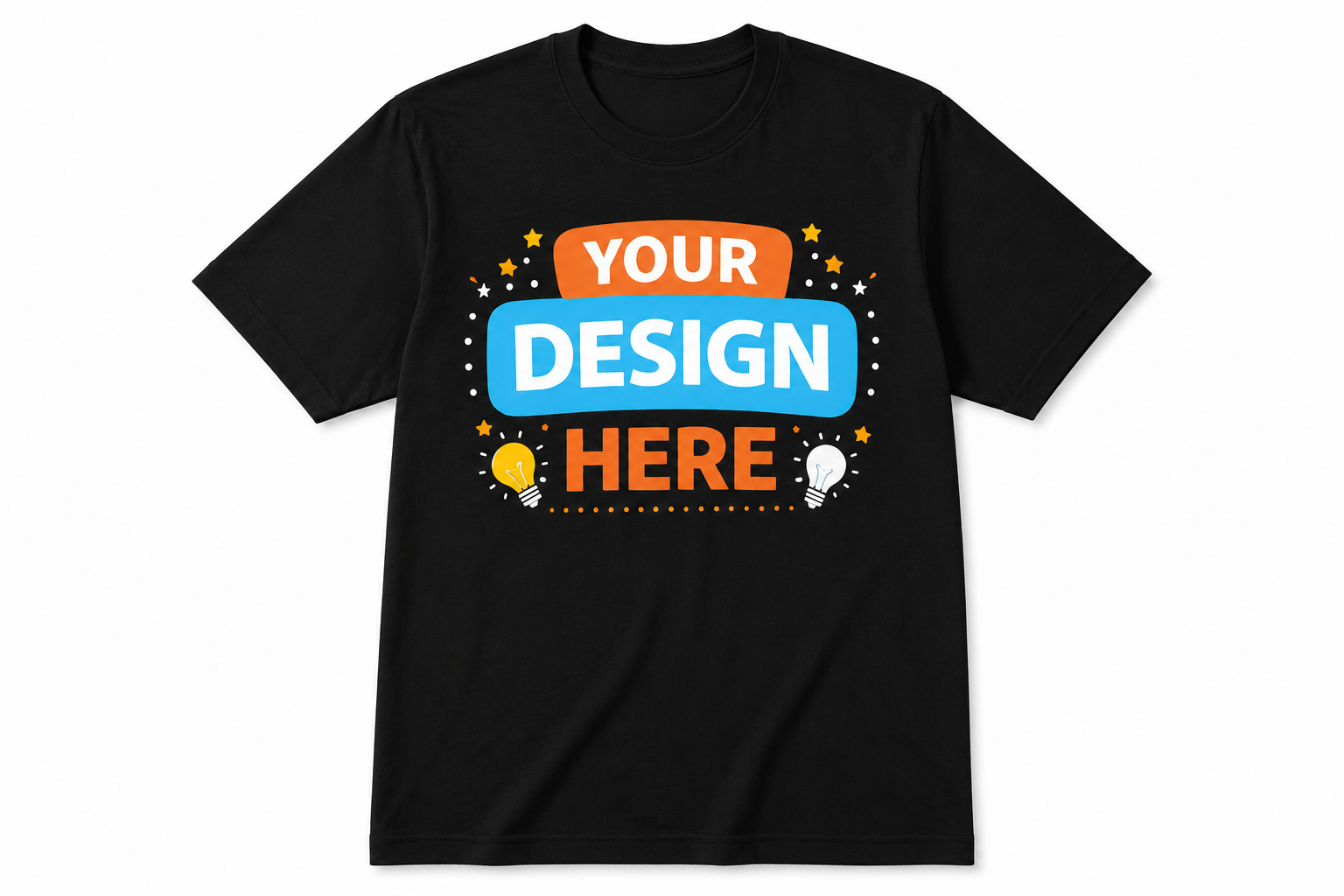 Black Custom T-Shirts