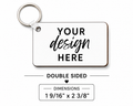 Custom Photo MDF Keychain – Double-Sided Sublimation