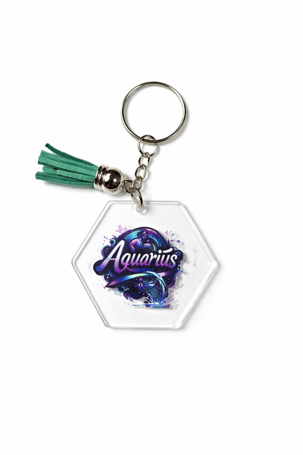 Galaxy Zodiac Keychains