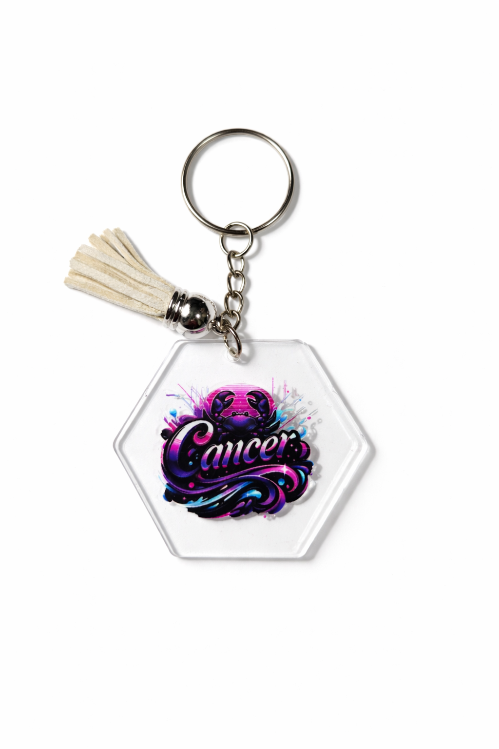 Galaxy Zodiac Keychains