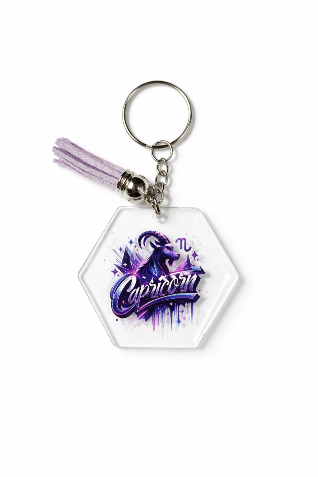 Galaxy Zodiac Keychains