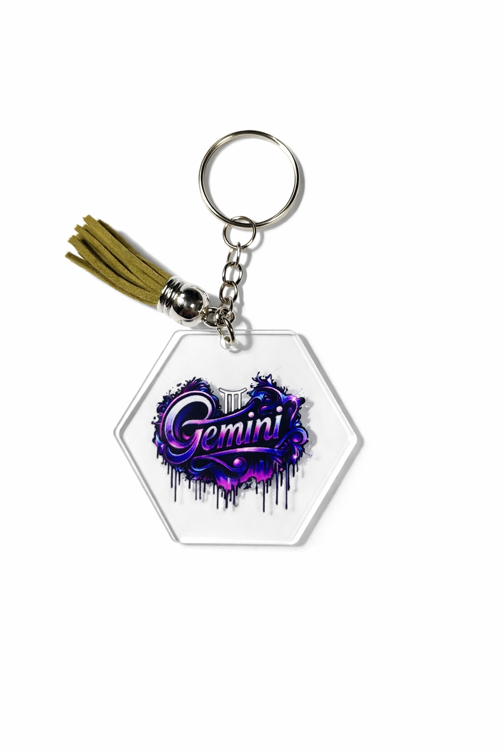 Galaxy Zodiac Keychains