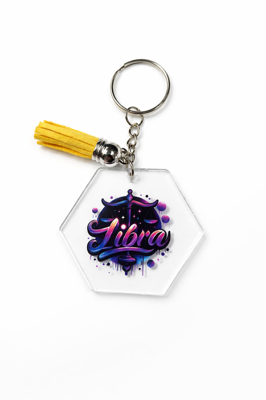 Galaxy Zodiac Keychains