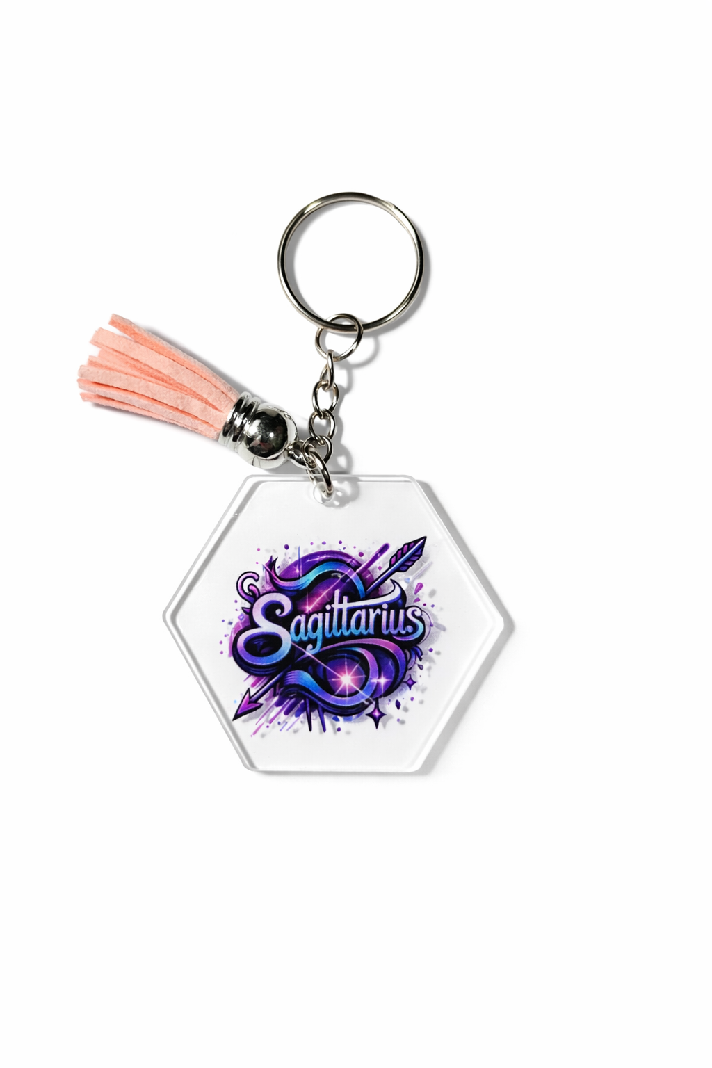 Galaxy Zodiac Keychains