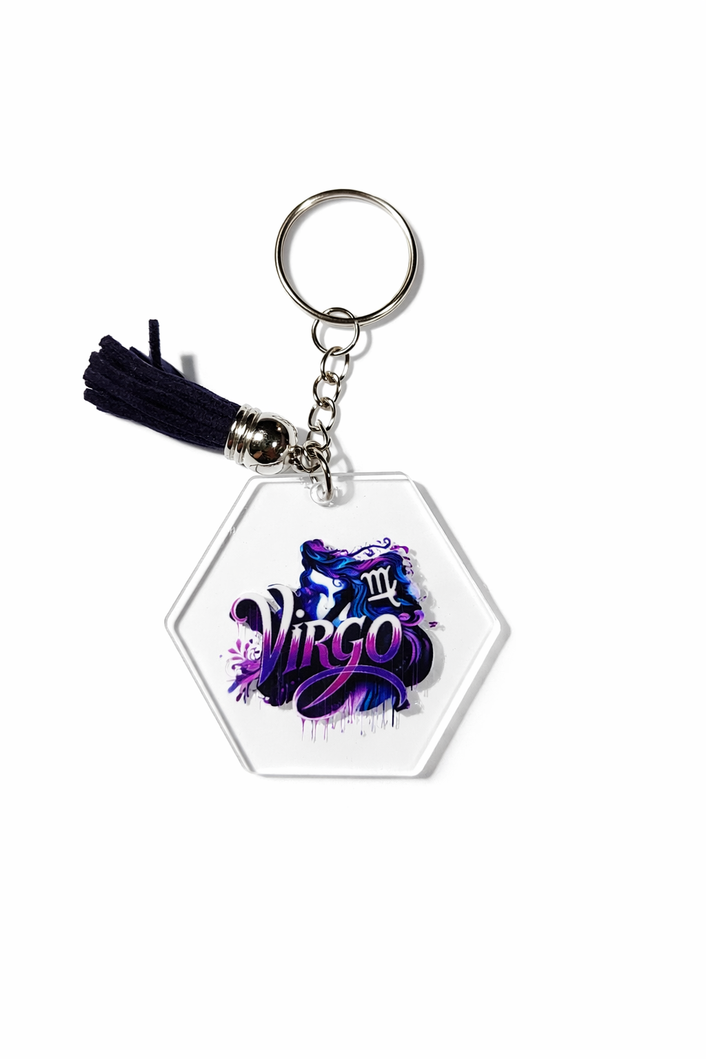 Galaxy Zodiac Keychains