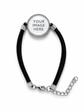 20mm round glass sublimated bracelet