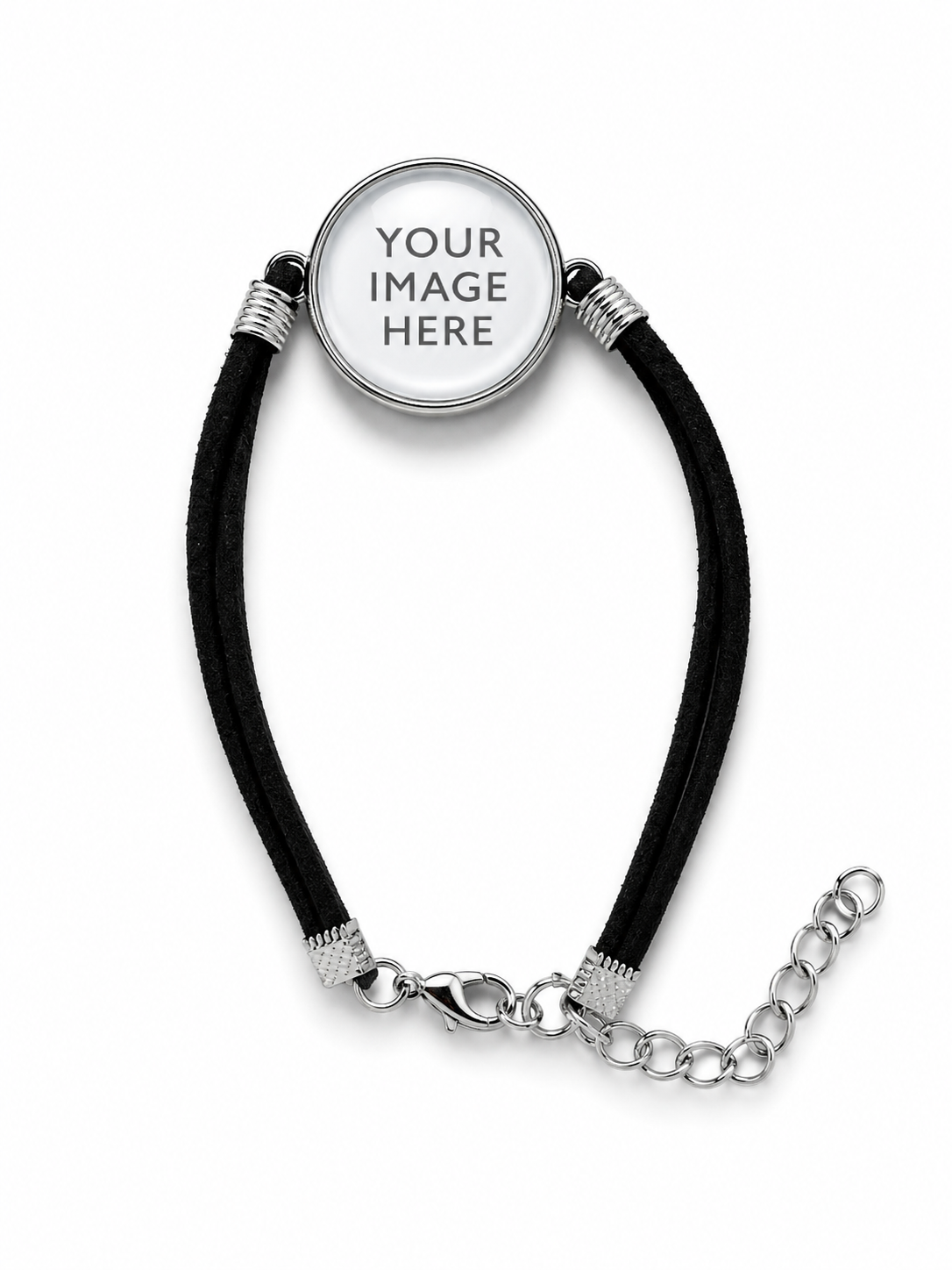 20mm round glass sublimated bracelet