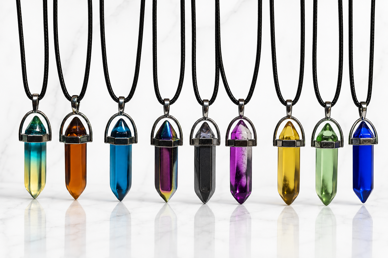 Crystal Point Pendant Neckless