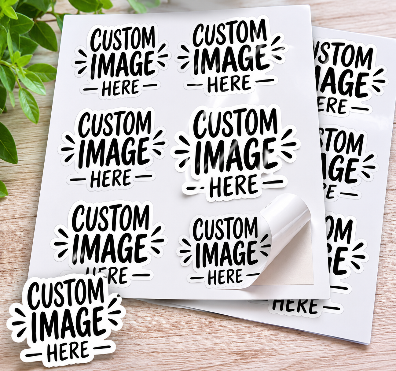 Custom Kiss-Cut Waterproof Vinyl Sticker Sheets
